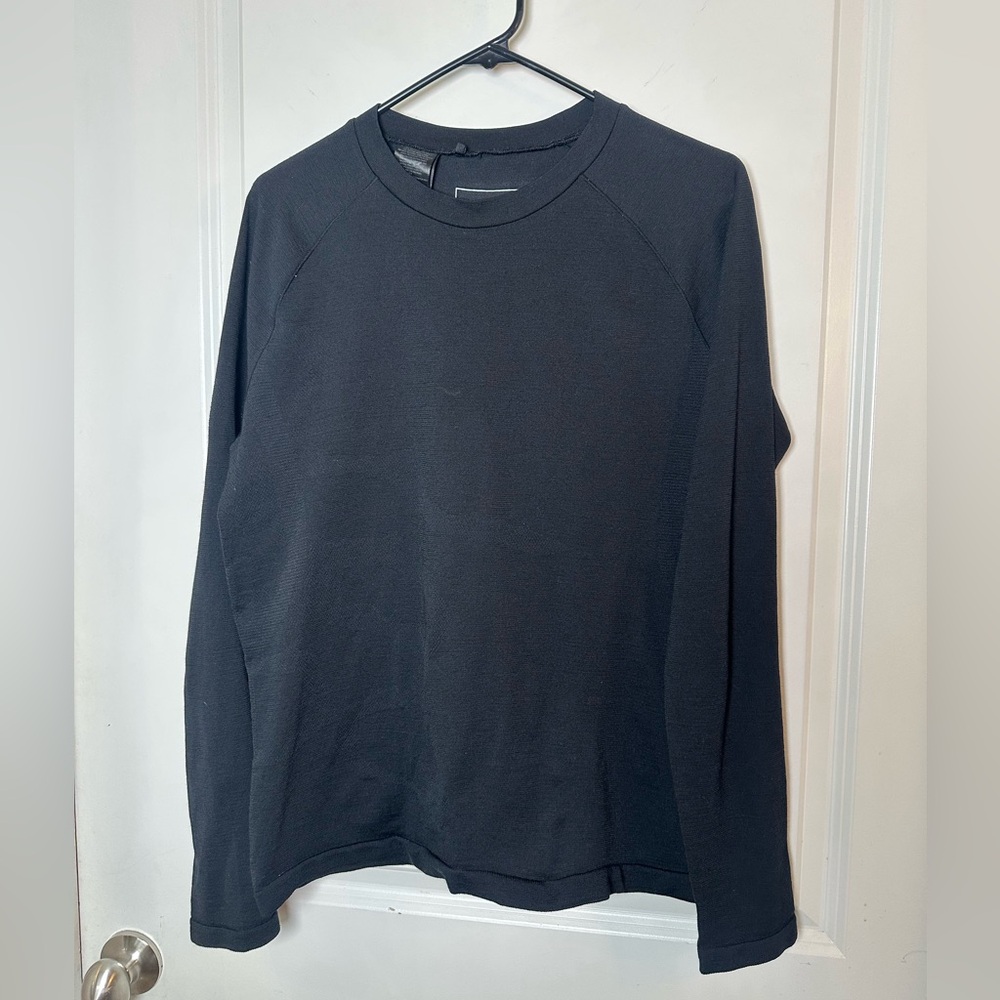 Y-3 Yohji Yamamoto x Adidas Fall/Winter 24 Long Sleeve Black Shirt, Size XL